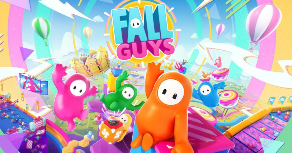 imagem do jogo fall guys